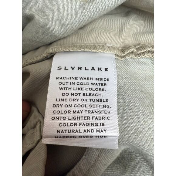 Slvrlake Lola Cotton Twill Wide Leg Pants NWT Sz. 32W - Picture 7 of 10